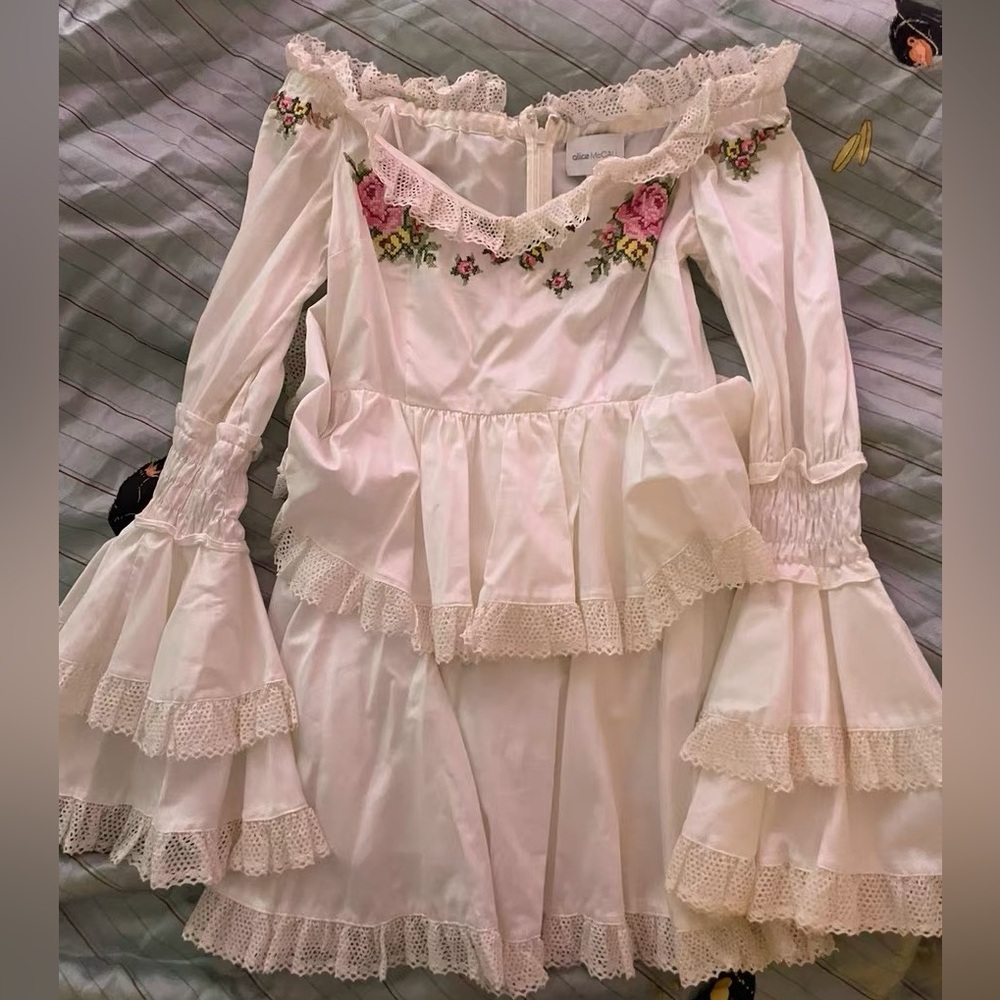 ALICE MCCALL Valli Dress Porcelain